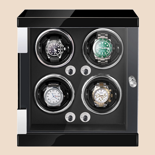 SG Watch Winder Box Individual 4/6/9 Slots Automatic Self-Winding Box with LED light Luxury Model