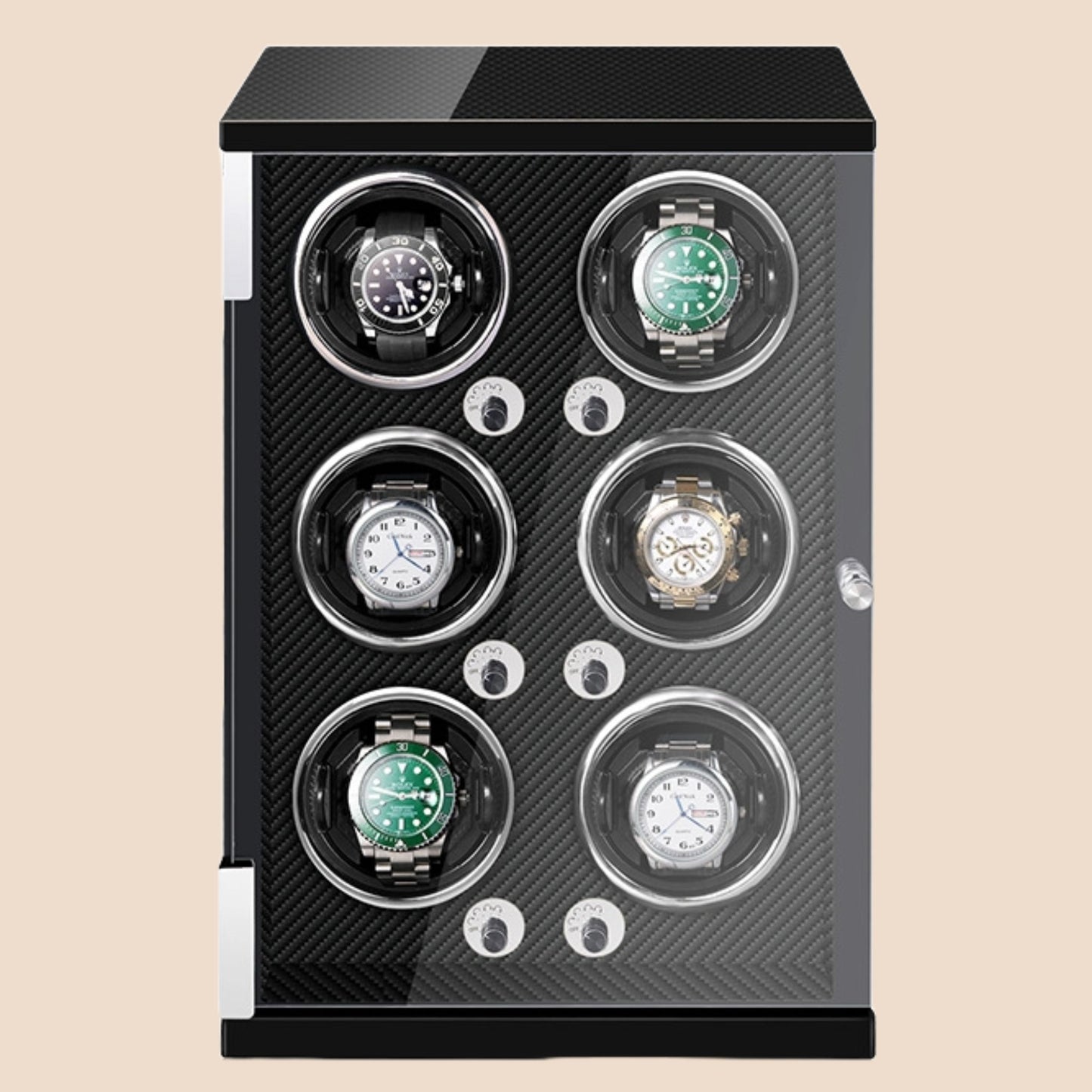 SG Watch Winder Box Individual 4/6/9 Slots Automatic Self-Winding Box with LED light Luxury Model