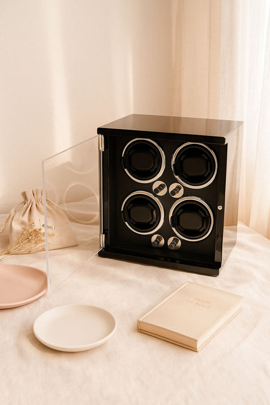 SG Watch Winder Box Individual 4/6/9 Slots Automatic Self-Winding Box with LED light Luxury Model